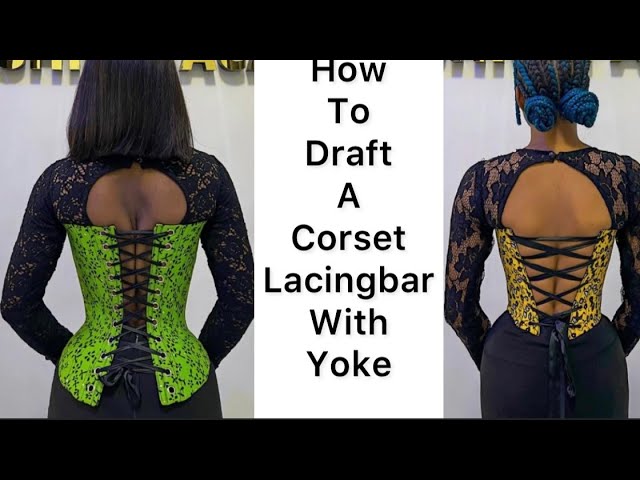 HOW TO DRAFT A PLUS SIZE CORSET FOR BIG BURST #corset #how #tutorial 