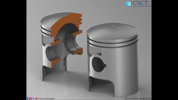 CATIA V5 Piston Tutorial | Part Design for Beginners | CS CAD TECHNOLOGIES
