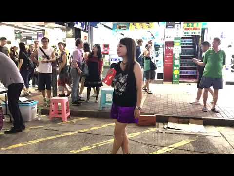 旺角行人專用區(殺街倒數第三場)~偏偏喜歡你(香港歌手)李思思2018 07 22