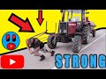 Vučem TRAKTOR i CISTERNU 💪(LJUBA ŠUMAR)💪TEST JAČINE💪