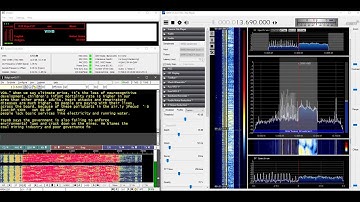 Shortwave Radiogram - MFSK128 through an audio DRM transmission