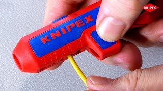 KNIPEX Werkstatt-TV: KNIPEX ErgoStrip Universal-Abmantelungswerkzeug (16 95 01 SB)