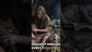 Humans in primitive society.