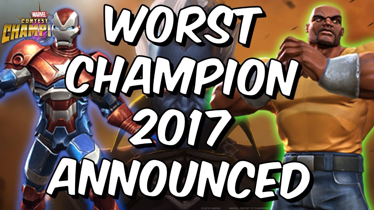 Worst Champion 2017 Announced - The Winner - Marvel Contest Of Champions
