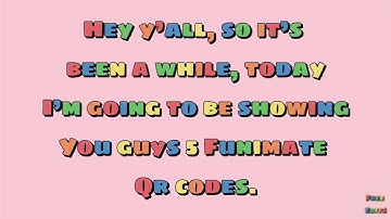 5 Random Funimate Qr Codes