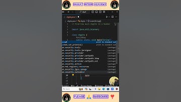 Find Digit of Number|#java #javadeveloper #coding #programming #viral #shortcode #short #shot #1m