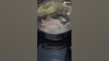 Canh bầu nấu với cá rô