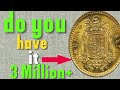 Spain 1 peseta coin value UNA Fransisco Franco peseta coin worth money! Unique coins