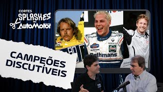 Campeoes com asterisco e genios sem titulo na historia da Formula 1