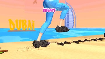 ASMR Tippy Toe 3D🌈👊💪 | Tippy Toe Android/iOS Gameplay All Levels Part - 21 | Satisfactory Sounds |4K