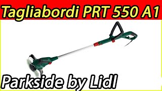 Tagliabordi tagliaerba elettrico Parkside PRT 550 A1 in offerta Lidl €29.99