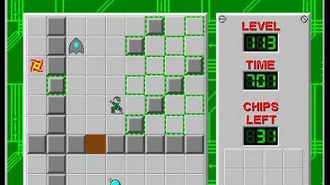 CCLP2 level 113 solution - 671 seconds