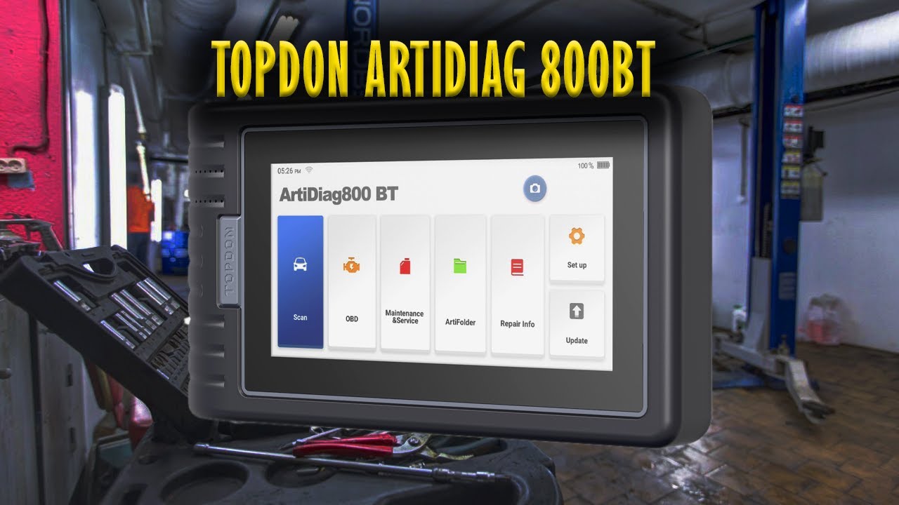 Topdon Artidiag800 bt - сканер для автоподбора - YouTube