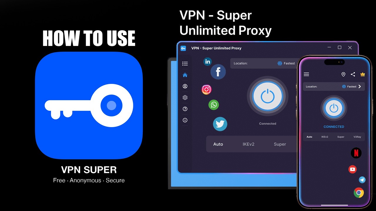 How to Use VPN Super Unlimited Proxy App 🔐 VPN Super Unlimited Proxy