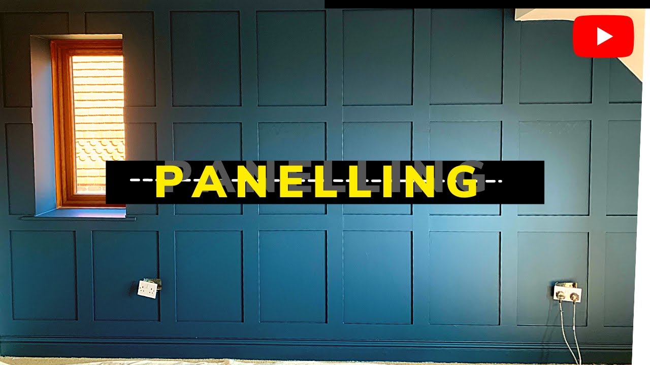 How To Install Wall Panelling In Your Home | DIY Board And Batten - YouTube