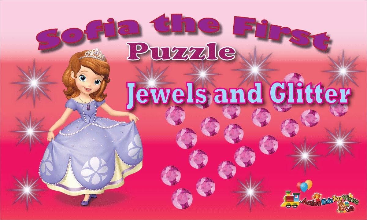 Disney Sofia the First Sparkle and Glitter Puzzle-Having Fun with ...