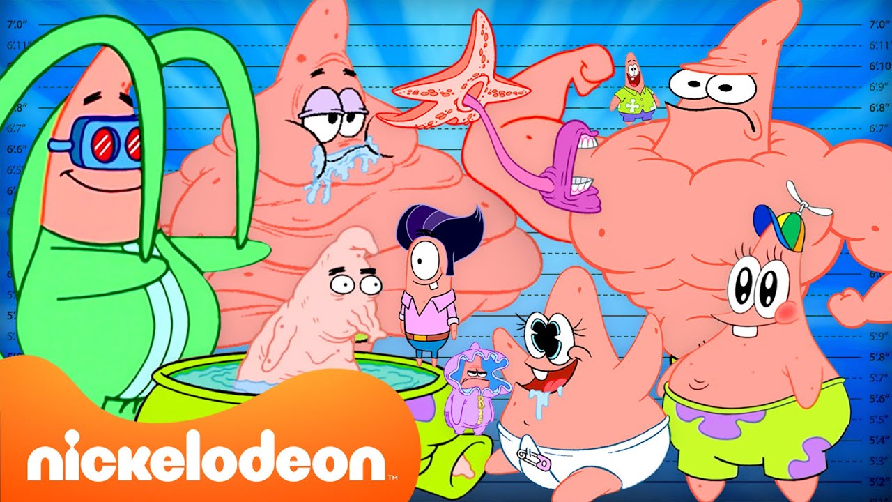 SpongeBob | Ranking rozmiarów Patricka! 📏 | @SpongeBobOfficial | Nickelodeon Polska