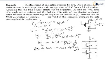 Using Active Resistance to develop large dc voltage with example - Analog Building Block