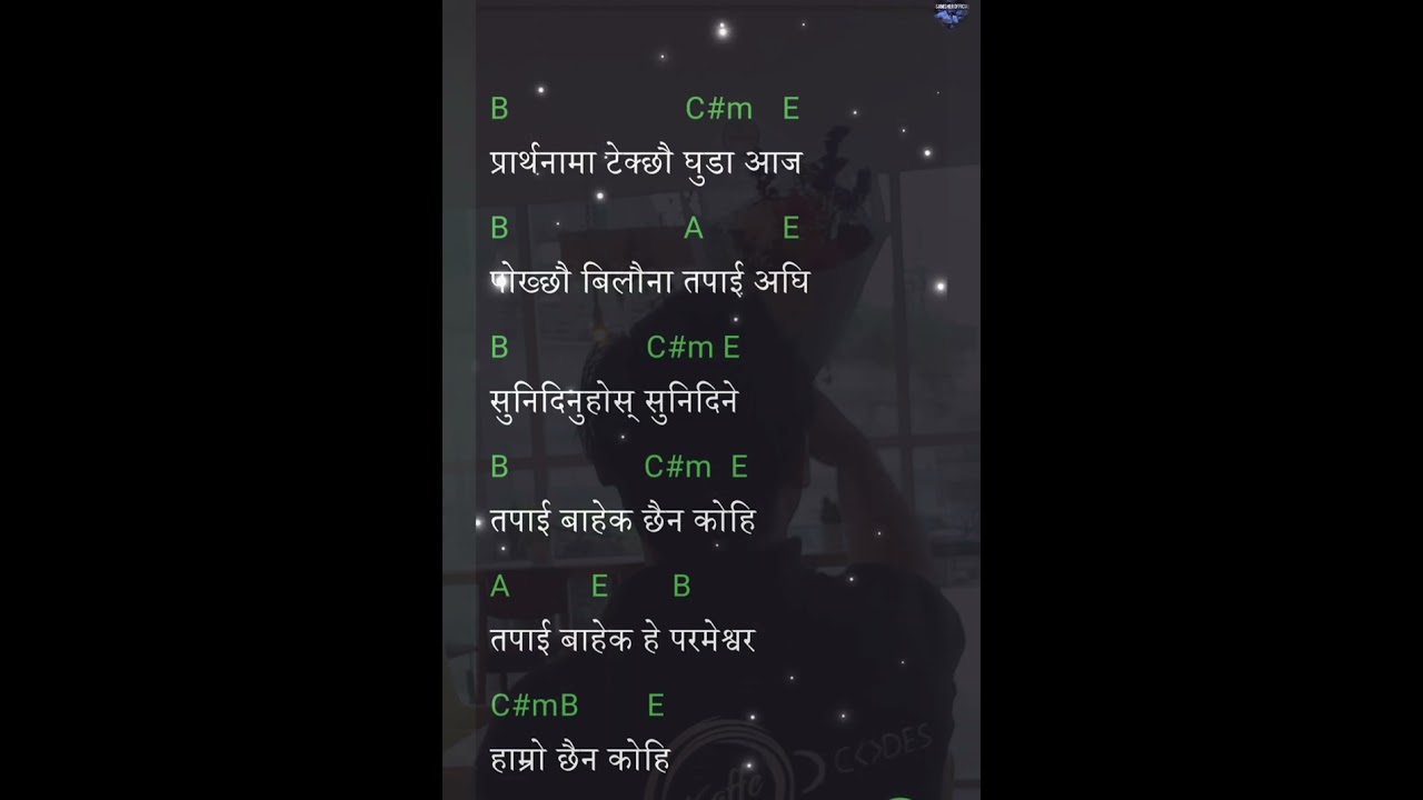 Hannah Ko Prathna  Lyrics With Chords   Adrian Dewan  Nepali Christian song