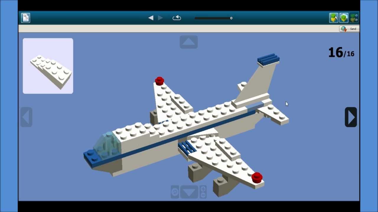 Avion de ligne en légo - YouTube