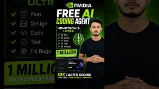 NVIDIA Just Released a FREE AI Coding Agent 🤯 #nvidia #Nemetron #aiagents #artificialintelligence