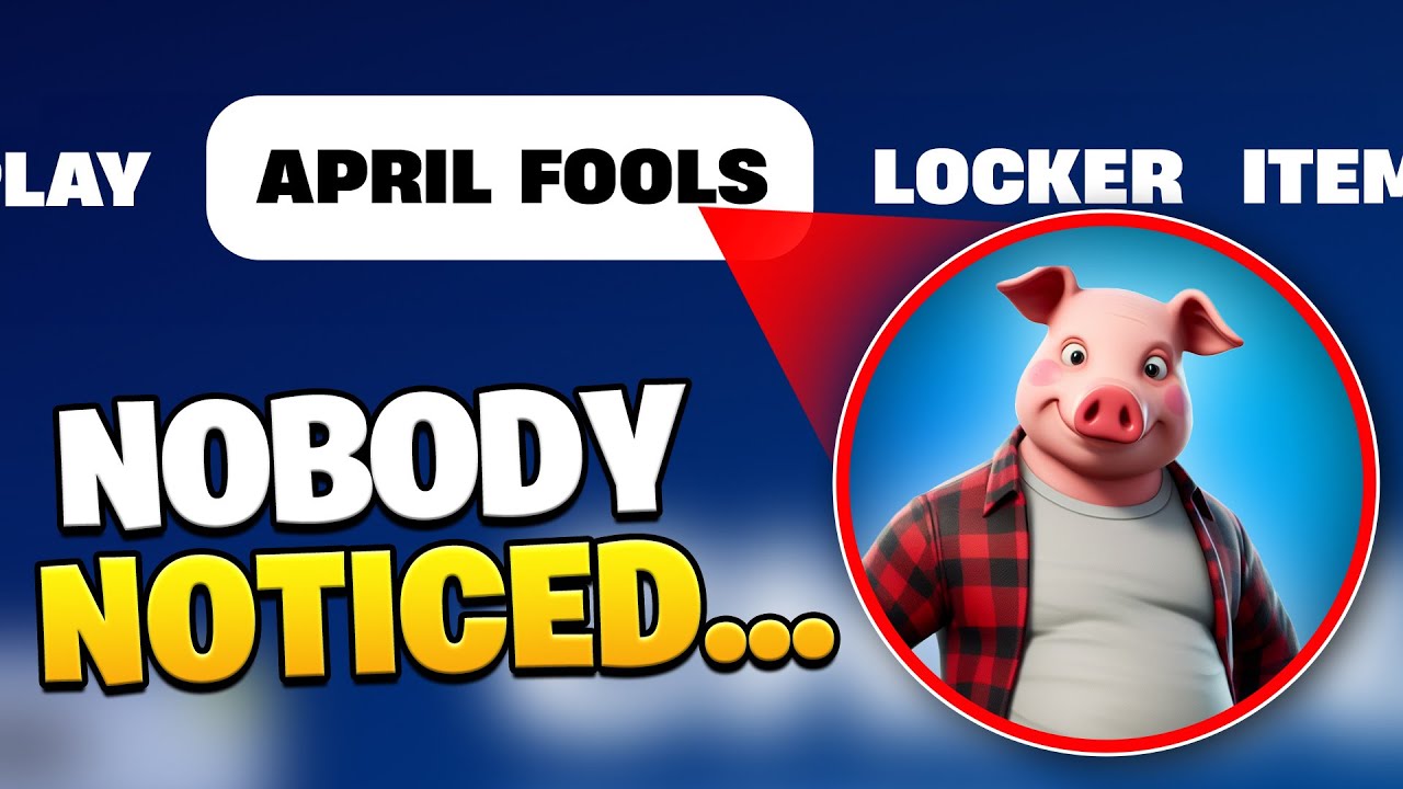 APRIL FOOLS in Fortnite..!