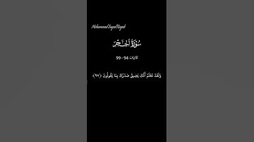 سورة الحجر  - الآيات 94 - 99