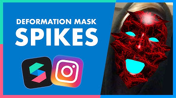 Deformation Spiky Mesh Effect (Blender, OBJ) | Instagram/Facebook | Meta Spark Studio | AR Tutorial