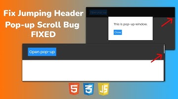 Исправляем скачущий header при открытии pop-up и блокировке скролла (Решение)