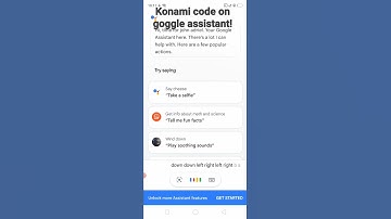 Konami code in Google assistant!