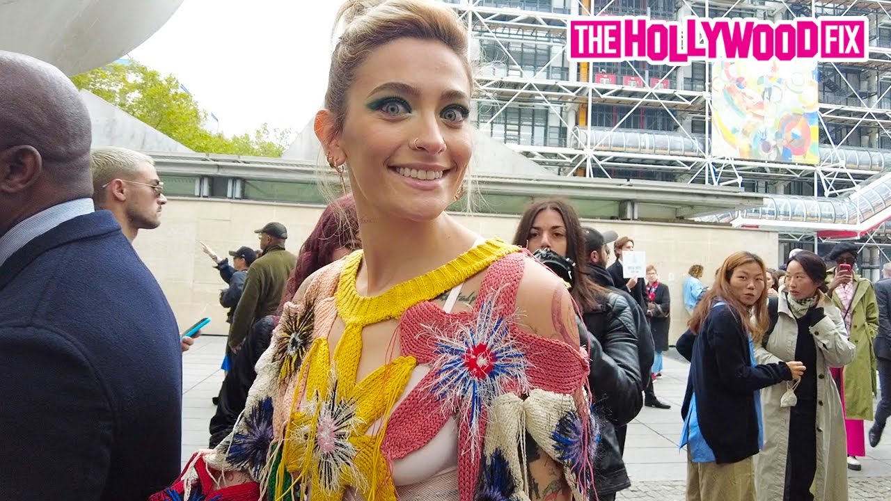 Paris Jackson Is Relaxed & Chill While Leaving Stella McCartney Show During Fashion Week In Paris