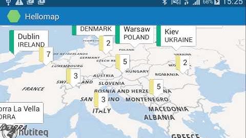 BalloonPopup clusters with Nutiteq SDK