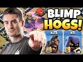 CENTERED TOWN HALL?! Use TH14 HOGS with a BLIMP! Clash of Clans eSports