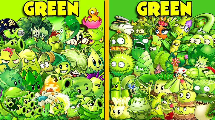 Team GREEN China vs GREEN International - Who Will Win? - PvZ 2 Team Plant vs Team Plant