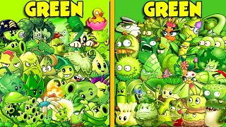 Team GREEN China vs GREEN International - Who Will Win? - PvZ 2 Team Plant vs Team Plant