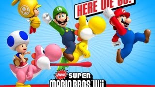 New Super Mario Bros. Wii World 1-4 Walkthrough