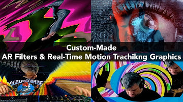 Custom-made AR Filters (Augmented Reality) & Real-Time Motion Tracking Graphics