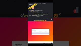 Glow Multi Step Sign Up Form😍HTML CSS UI Design #short #video #FrontendDeveloper #WebDevTutorial