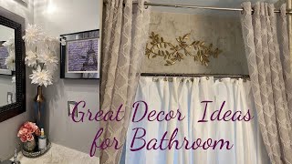 SMALL GLAM BATHROOM TOUR |Decorating my Bathroom With Me |Bathroom Makeover and Ideas