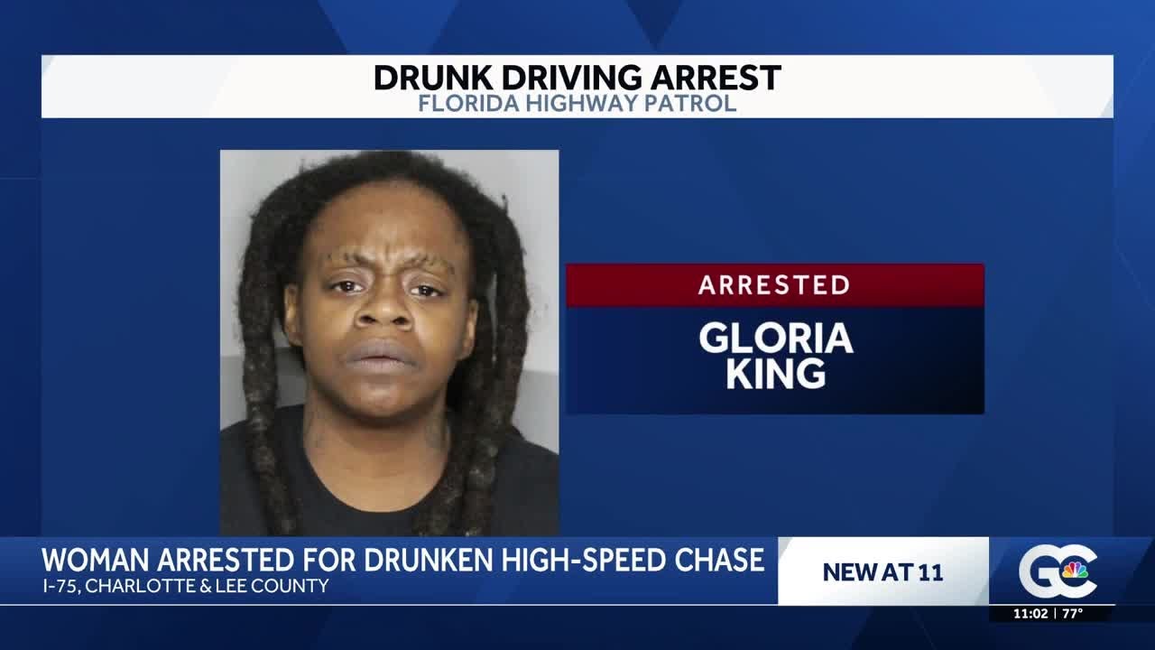 Woman arrested for leading FHP troopers on 28-mile drunken high-speed ...