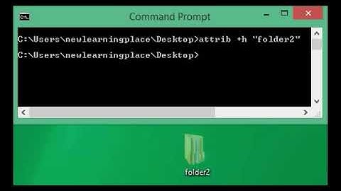 How to change file attributes using windows cmd