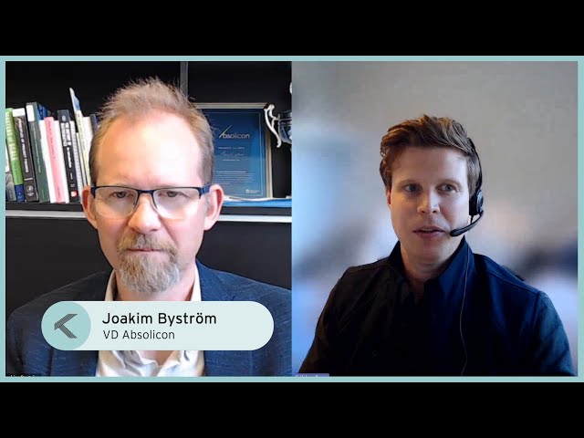 Absolicon: Intervju med VD Joakim Byström angående Q2’23