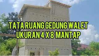 TATA RUANG GEDUNG WALET UKURAN 4 X 8