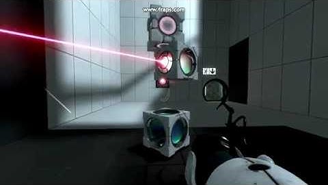 Portal 2 Discouragement Redirection Cube glitch