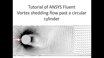 ANSYS - Two-dimensional flow past a circular cylinder