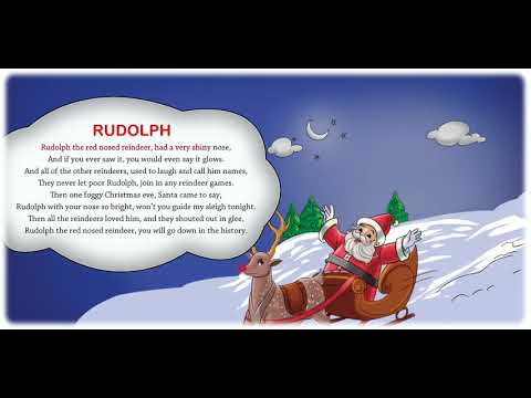 Rudolph | Nursery Rhymes & Songs for Children I Animated I Firefly Rhymes