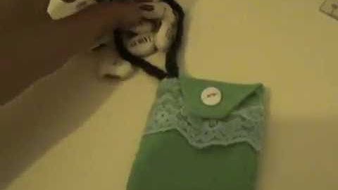 Felt teabag bag tutorial