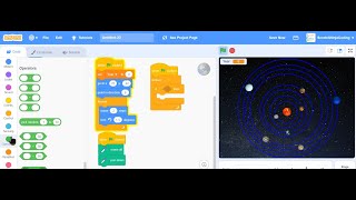 Scratch Solar System - Lesson # 26 screenshot 2