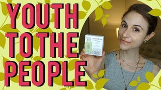 Youth to the People Kale + Green Tea Cleanser & Cream Review| Dr Dray