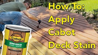 Cabot Deck Stain For Pressure Treated Wood